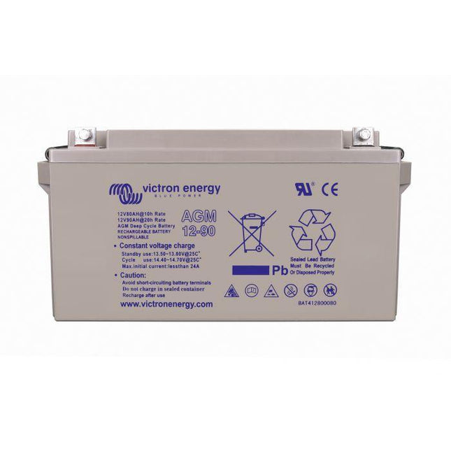 Victron Energy AGM Dual Purpose Battery 12V 90Ah – BAT412800084-Powerland