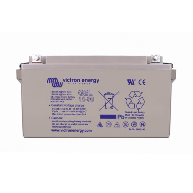 Victron Energy Gel Deep Cycle Battery 12V 90Ah – BAT412800104-Powerland