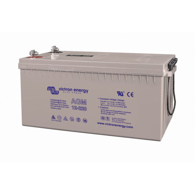 Victron Energy 12V 220Ah AGM Deep Cycle Battery - BAT412201084-Powerland