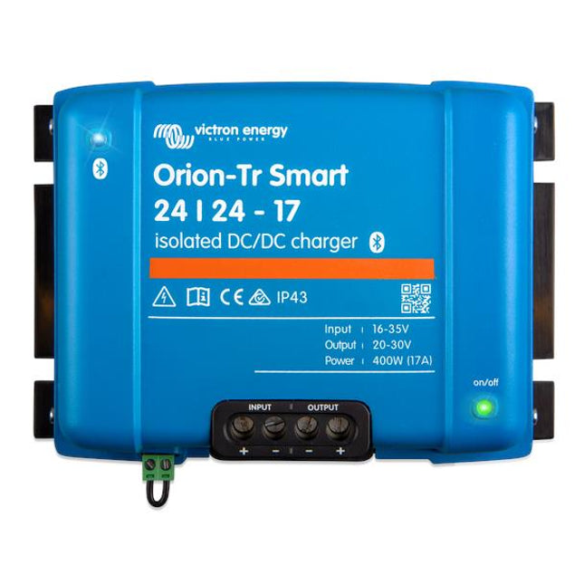 Victron Energy Orion-Tr Smart 24/24-17A (400W) Isolated DC-DC Charger – ORI242440120-Powerland