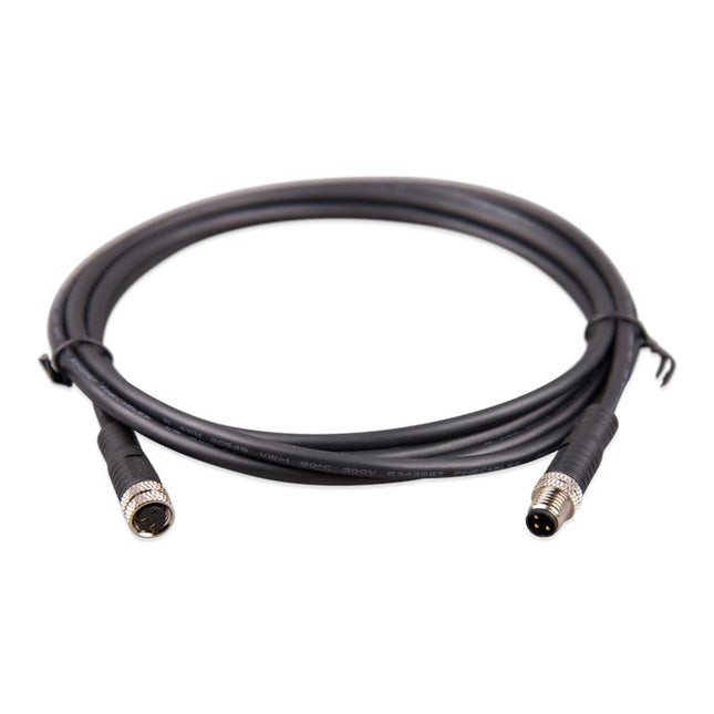 Victron Energy M8 circular connector Male/Female 3 pole cable 3m (bag of 2) – ASS030560300-Powerland