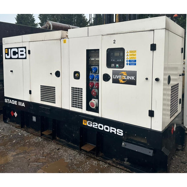 2019, G200RS JCB 220kva J Deere/Stamford