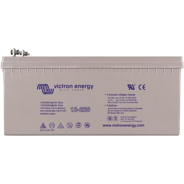 Victron Energy 12V/220Ah Gel Deep Cycle Battery (BAT412201104)-Powerland