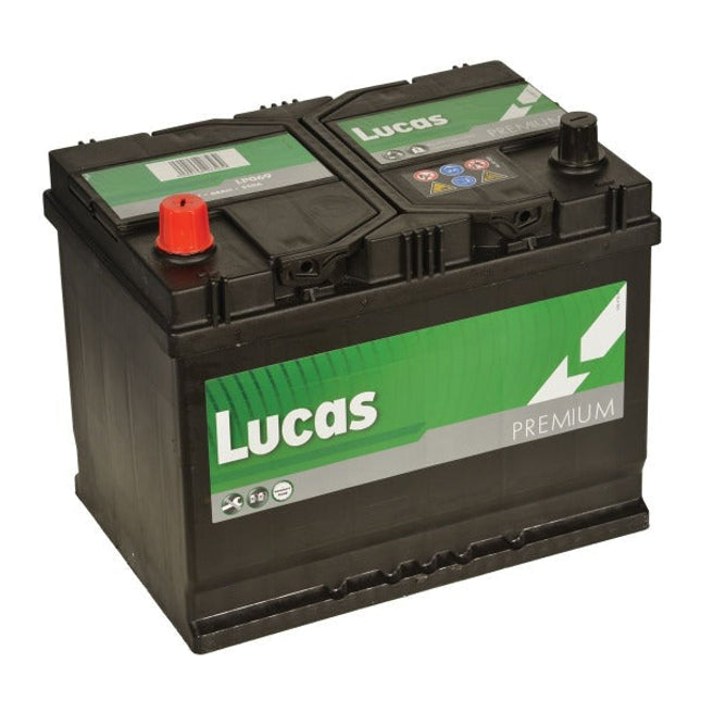 LP069 LUCAS PREMIUM CAR BATTERY 12V 68AH CCA (EN) 540A-Powerland