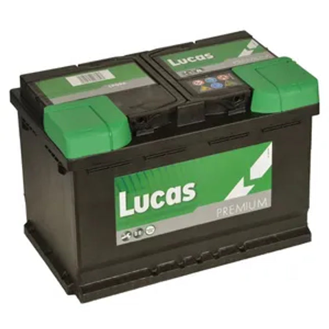 LP096 LUCAS PREMIUM CAR BATTERY 12V 75AH - Powerland Renewable Energy