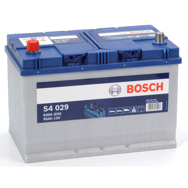 S4 029 BOSCH CAR BATTERY 12V 95AH (CCA 830 amps) Type 334 S4029-Powerland