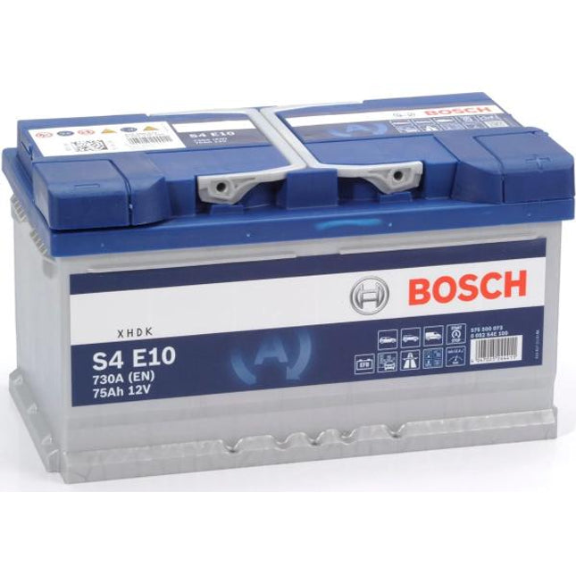 S4 E10 BOSCH CAR BATTERY 12V 75AH (CCA 730 amps) Type 110 S4E10-Powerland