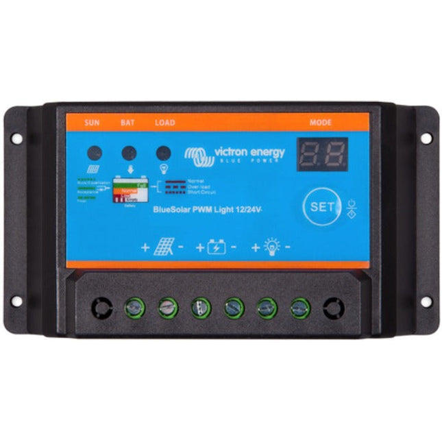 Victron Energy BlueSolar PWM Light Charge Controller 12/24V-10A – SCC010010000-Powerland