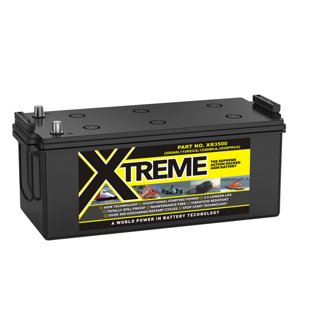 Leoch Xr-3500 Xtreme Agm Battery | 12V 200Ah 1100Cca Dual-Purpose