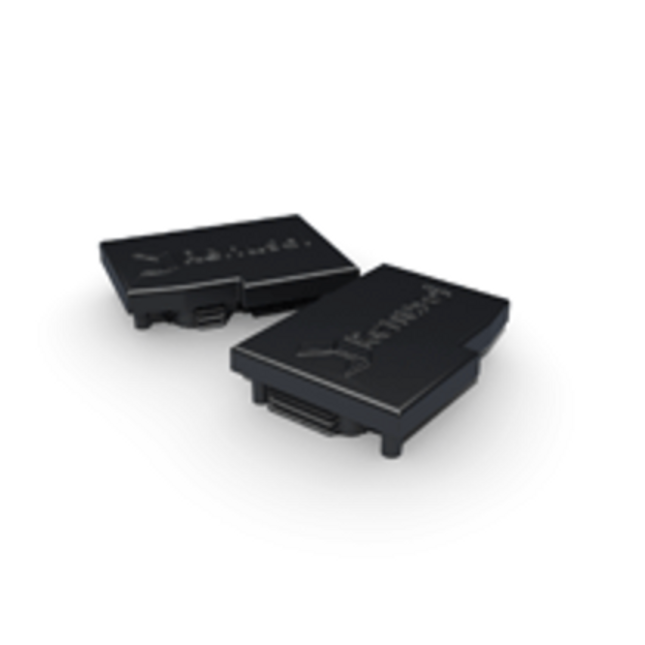 VarioSole + End Cap 50X37 rail - RIGHT/LEFT Black (1 pair) - Powerland.co.uk