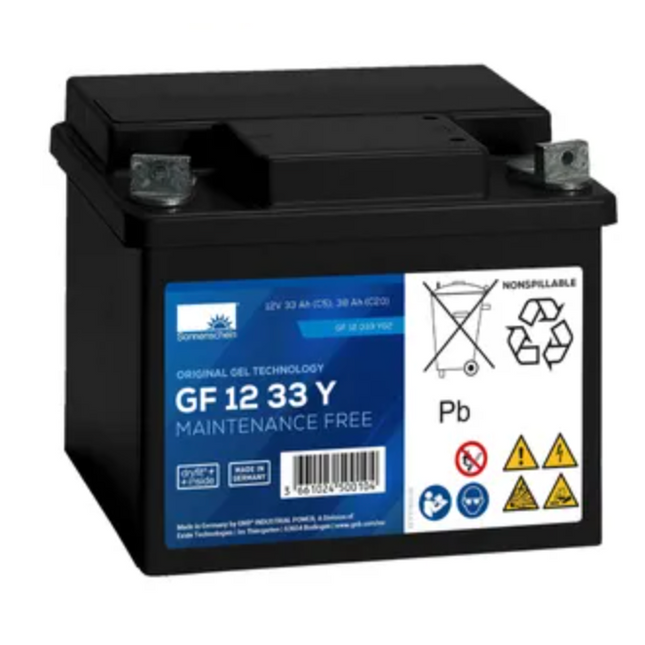 GF12033YG2 SONNENSCHEIN BATTERY (GF1233YG2 / GF 12 33 YG2) 12V 38AH - Powerland.co.uk