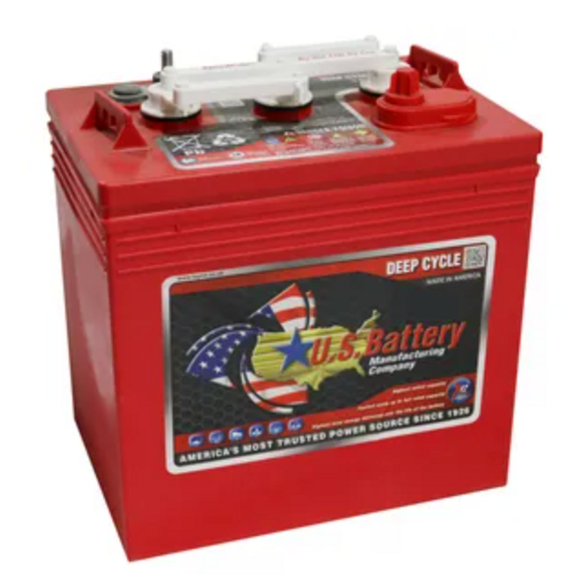 US Battery 125 XC2 Deep Cycle 6V 242Ah (US125) - Powerland.co.uk