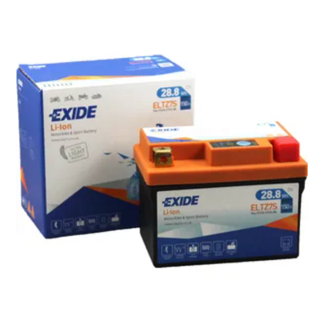 ELTZ7S Exide Li-Ion Lithium Motorbike Battery 12V - Powerland.co.uk