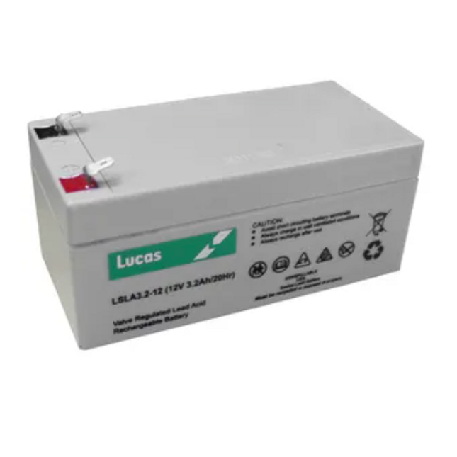 LSLA3.2-12 Lucas Sealed Lead Acid Battery 12V 3.2Ah