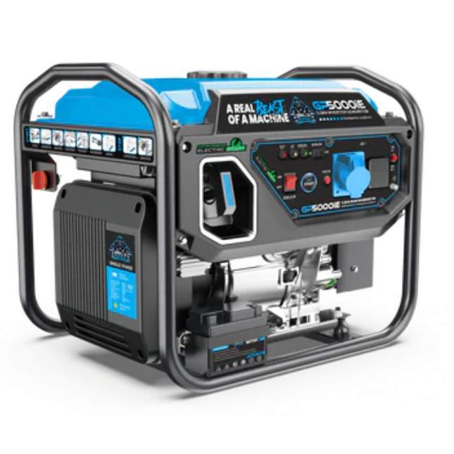 Gorilla Power 5000W Inverter Open Frame Generator with Electric Start