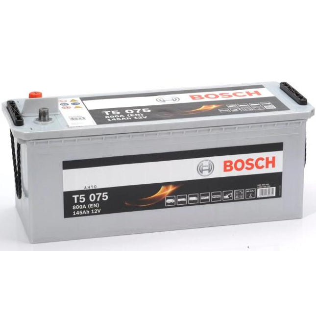 T5 075 BOSCH TRUCK BATTERY 12V 145AH (CCA 800 amps) UK 627SHD T5075-Powerland