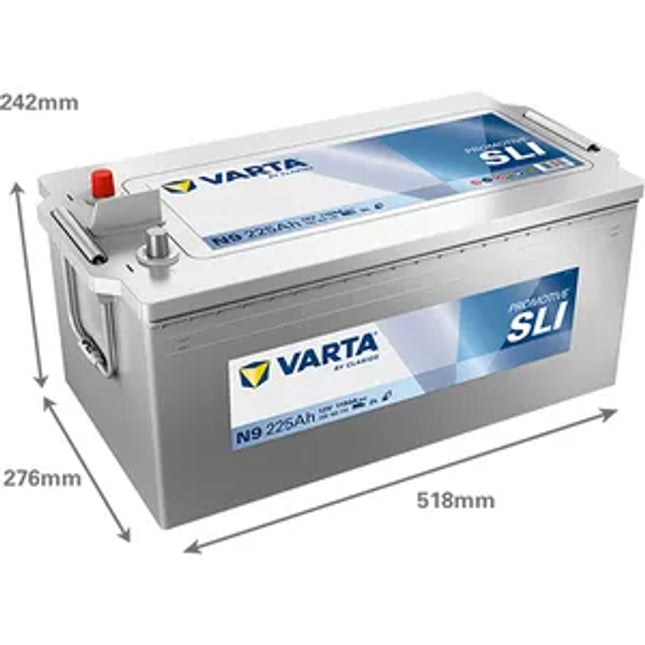 625SHD (N9) VARTA PROMOTIVE SILVER 12V 225AH 725103115 - Powerland.co.uk