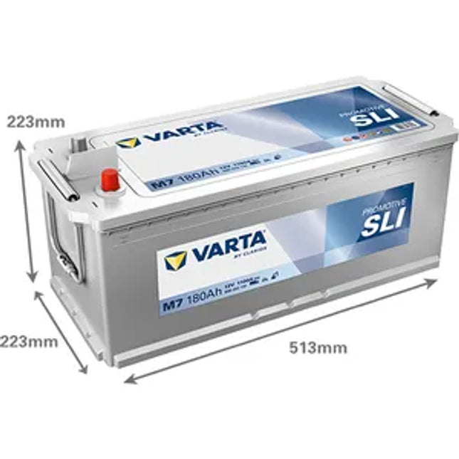 M7 VARTA PROMOTIVE 12V 180AH 680033110 - Powerland.co.uk