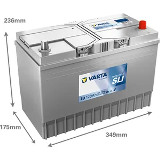 I9 VARTA PROMOTIVE BATTERY 12V 120AH 620047078 663 - Powerland.co.uk