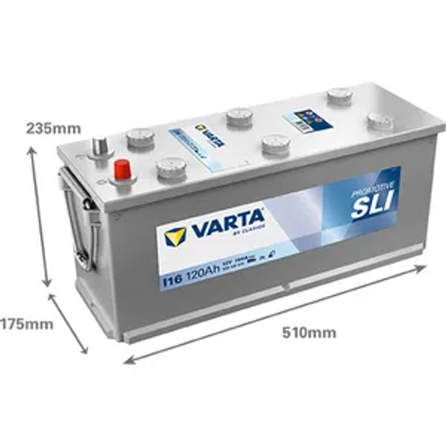 I16 VARTA PROMOTIVE 12V 120AH 620109076 - Powerland.co.uk