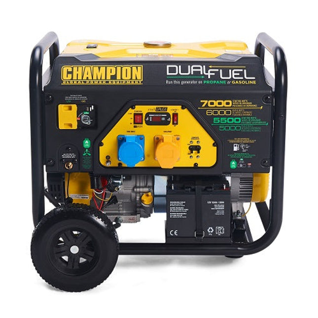 Champion 7000 Watt LPG Dual Fuel Generator With Electric Start - CPG7500E2-DF-Powerland