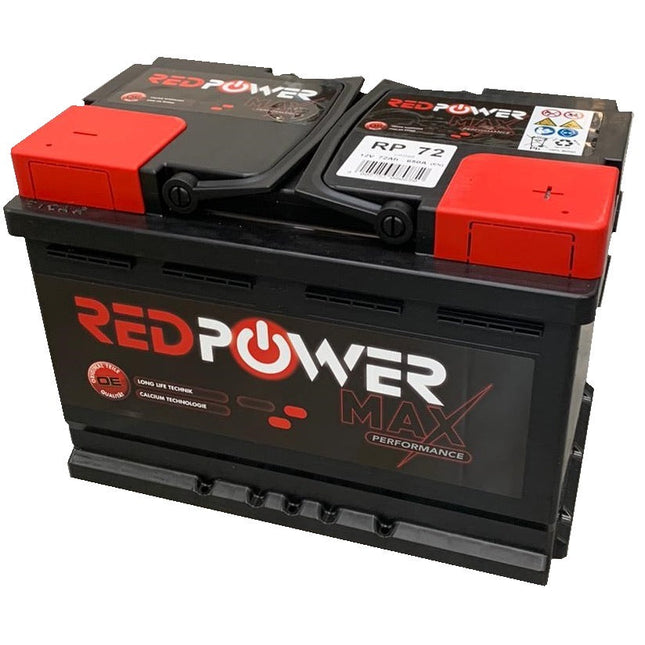 Banner Type 096 Red Power Max Premium Car Battery 12V 72AH CCA (EN) 650A RP72-Powerland
