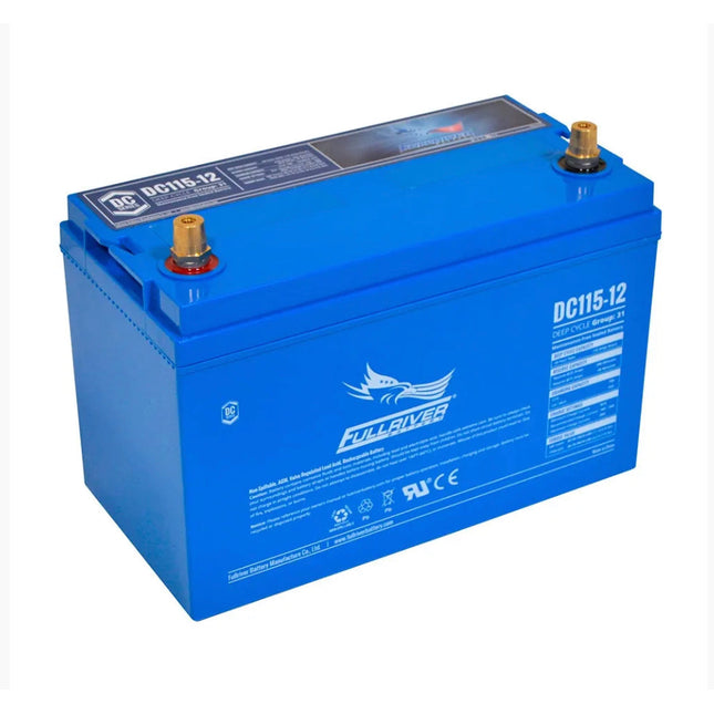 DC115-12 FULLRIVER DC SERIES DEEP CYCLE AGM LEISURE BATTERY 115AH-Powerland