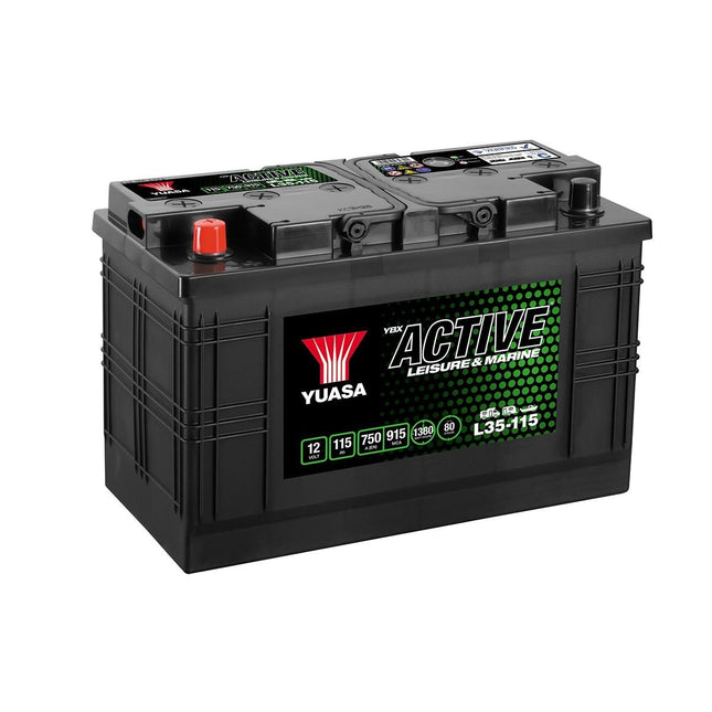 L35-115 YUASA LEISURE BATTERY 12V 115AH-Powerland