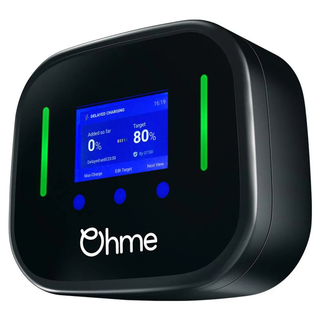 Ohme Home Pro Smart EV Charger 7.4kW Tethered 5M - Powerland.co.uk