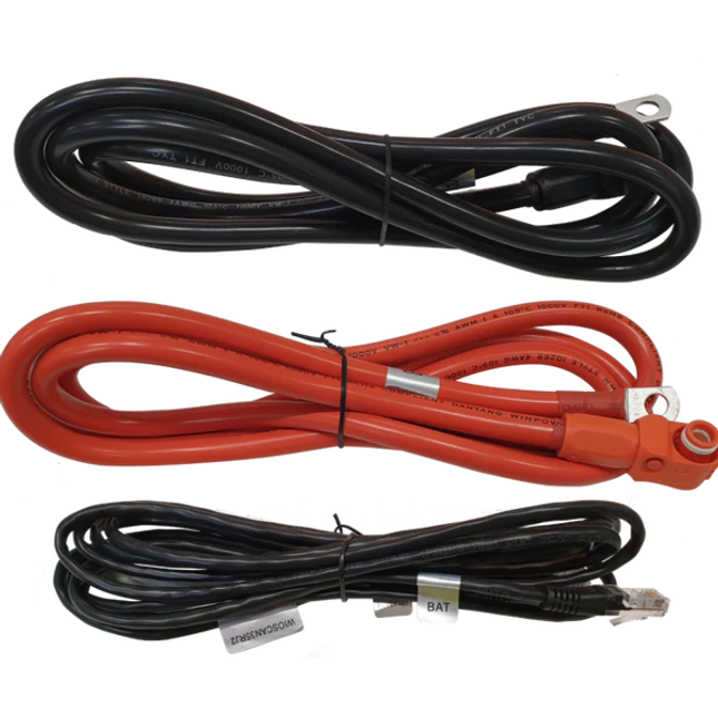 Battery to Inverter Cable Pack Long for Sunsynk CATL only - Powerland.co.uk