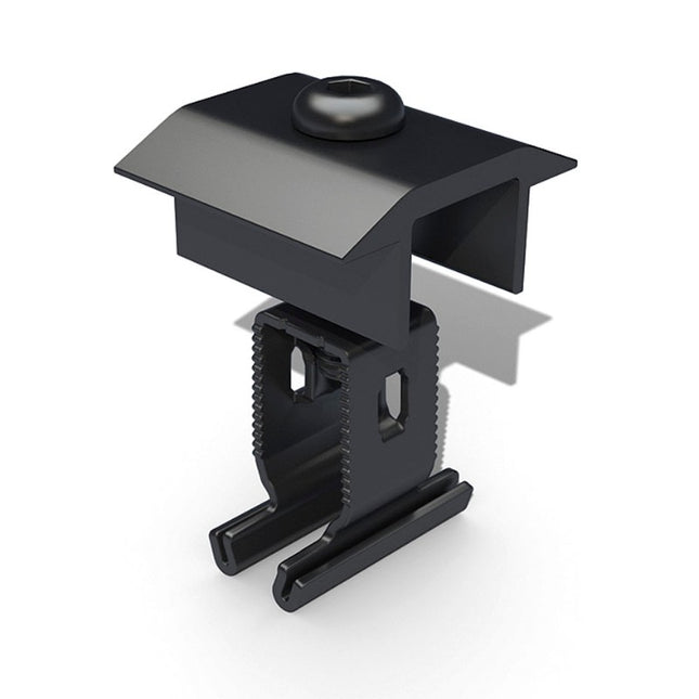 Renusol Middle Clamp+ 30 - 50mm Black - Powerland.co.uk