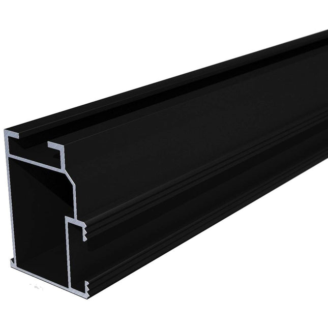 VarioSole+ Mounting rail 50 x 37 x 3600 mm black - Powerland.co.uk