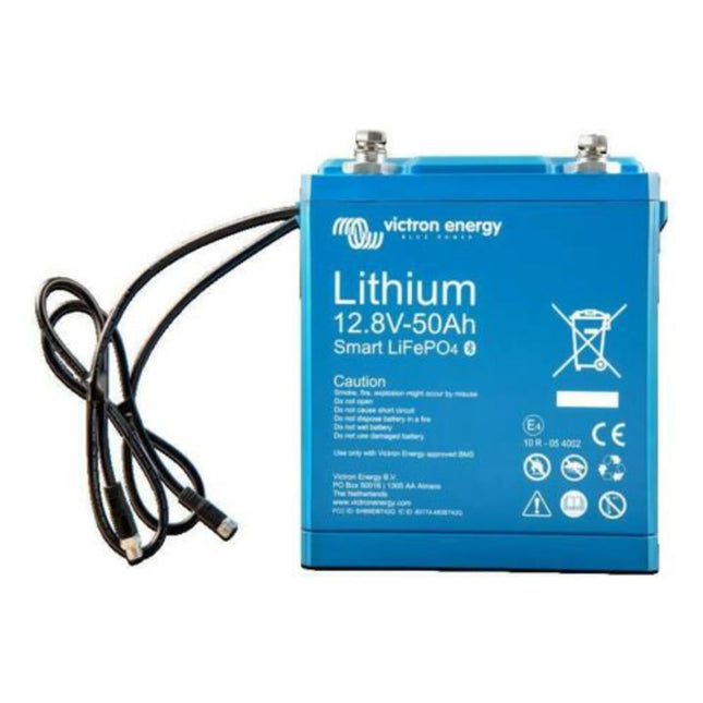 Victron Energy LiFePO4 Battery 12.8V 50Ah Smart - BAT512050610-Powerland