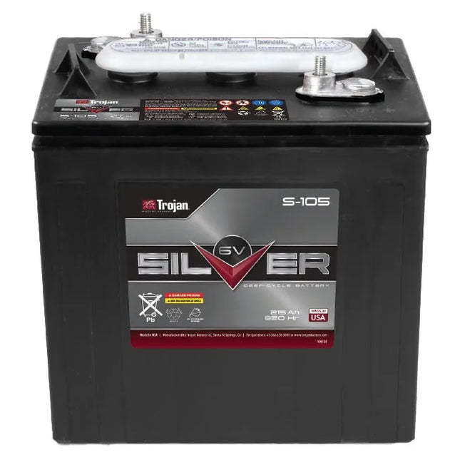 S-105 Trojan Silver Line Battery Deep Cycle (S105) (T105) 6V 215Ah