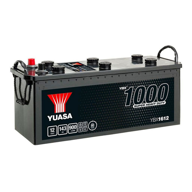 627SHD YUASA CARGO SUPER HEAVY DUTY BATTERY 12V 143AH YBX1612-Powerland