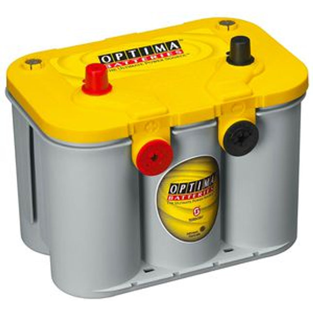 Optima YTU 4.2 High Cranking AGM Battery 12V Ah: 55 Cold Cranking Amps: 750-Powerland