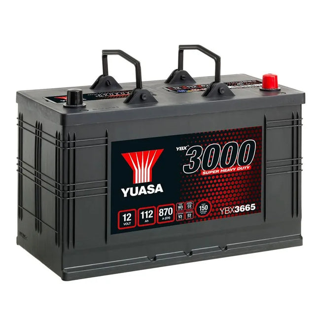 665SHD YUASA CARGO SUPER HEAVY DUTY BATTERY 12V 115AH YBX3665-Powerland