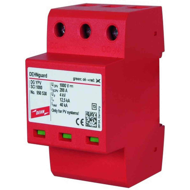 DEHN Multipole Surge Arrester - Type 2 600V DC (950531) - Powerland.co.uk