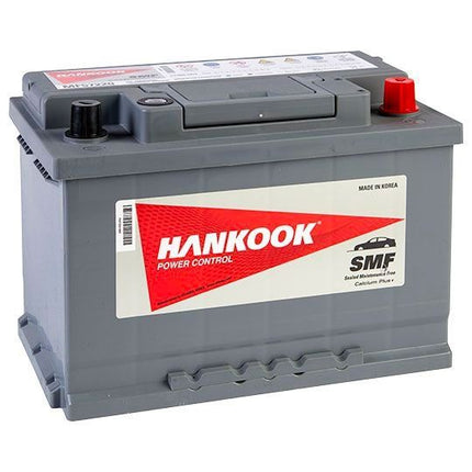 Hankook MF57220 Starter Battery: Type 096 CCA (EN) 610A-Powerland