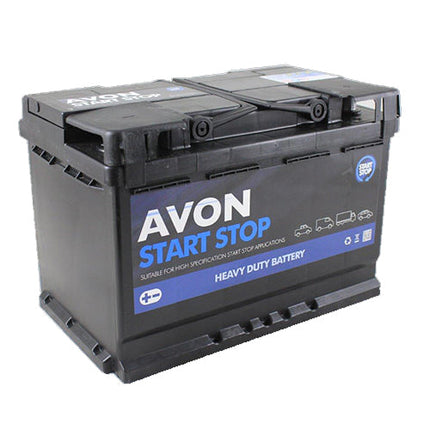 096AGM AVON BATTERY S-STOP 12V 70AH 760CCA AGM-Powerland