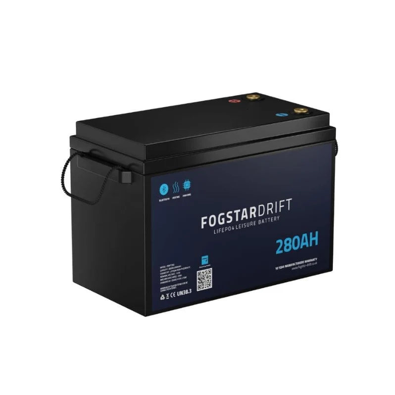 Lithium Leisure Battery - Fogstar Drift 12v 280Ah - Powerland.co.uk