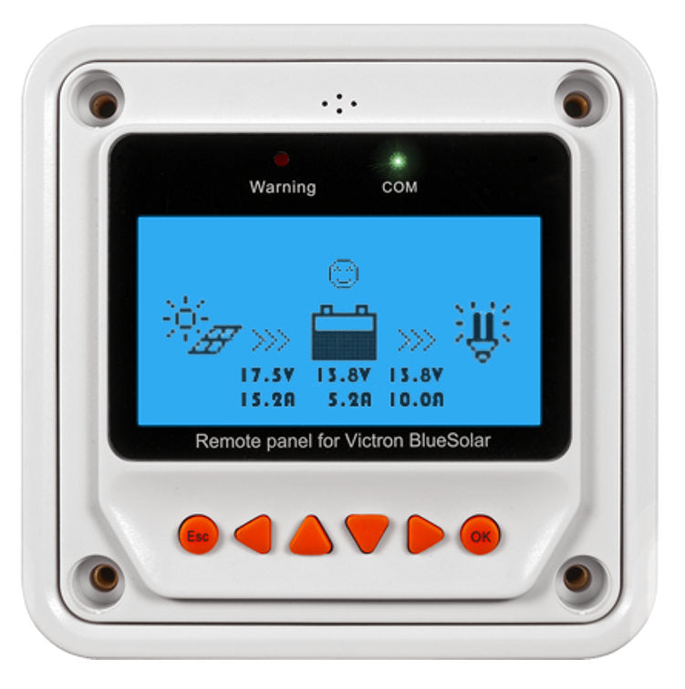 Victron Energy Remote panel for BlueSolar PWM-Pro Charge Controller – SCC900300000-Powerland