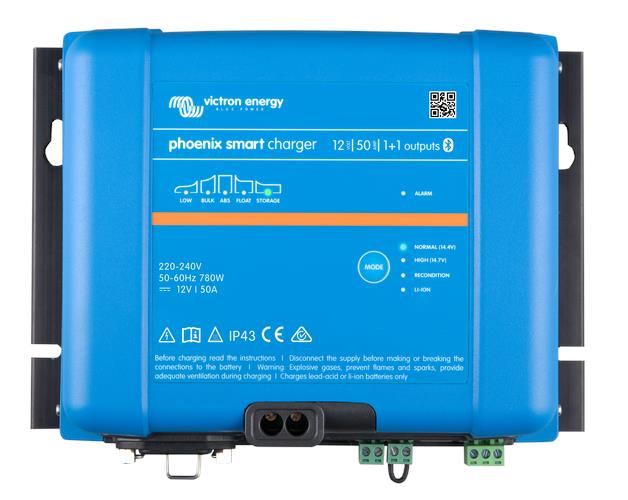 Victron Energy Phoenix Smart IP43 Charger 12/50(1+1) 230V – PSC125051085-Powerland