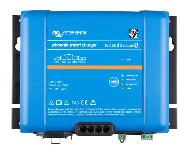 Victron Energy Phoenix Smart IP43 Charger 12/50(3) 230V – PSC125053085-Powerland