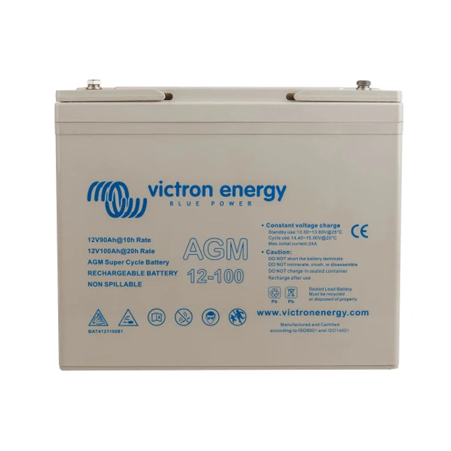 Victron Energy AGM Super Cycle Battery 12V 100Ah (M6) – BAT412110081