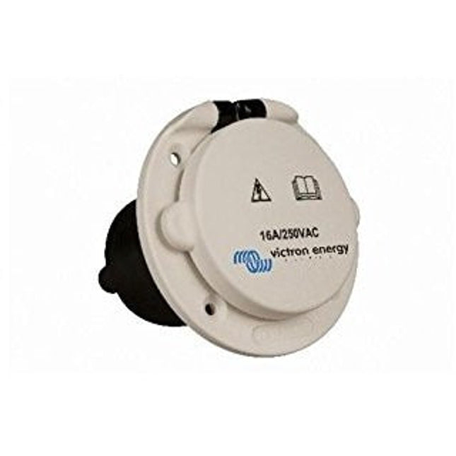 Victron Energy Power Inlet Polyamid with cover 16A (2p/3w) – SHP301603000-Powerland