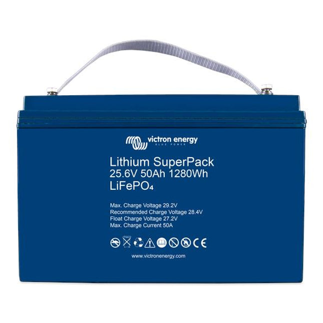 Victron Energy Lithium SuperPack 25.6V 50Ah (M8) – BAT524050705-Powerland
