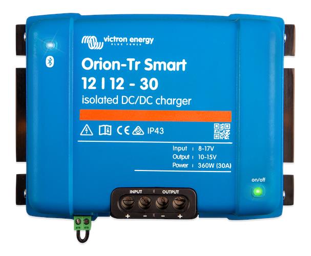 Victron Energy Orion-Tr Smart 12/12-30A (360W) Isolated DC-DC Charger – ORI121236120-Powerland