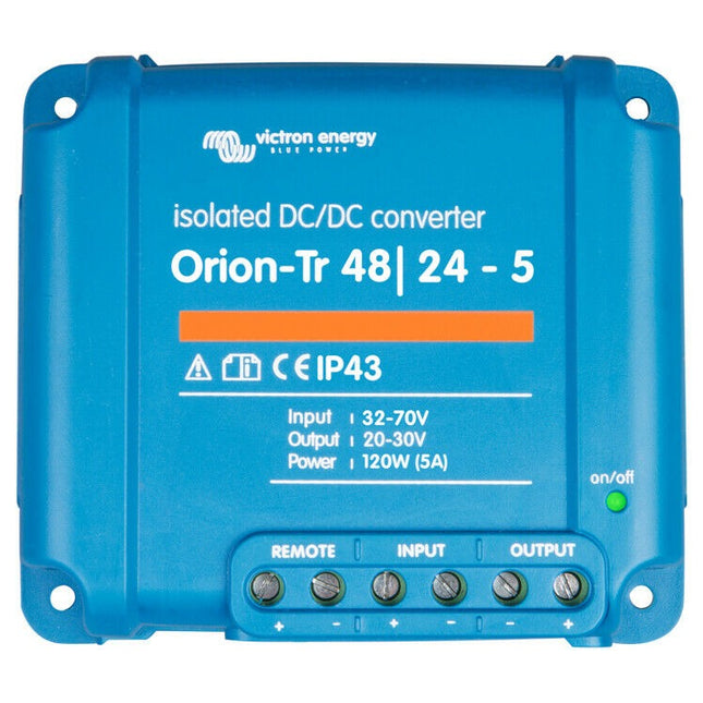 Victron Energy Orion-Tr 48/24-5A (120W) Isolated DC-DC Converter – ORI482410110-Powerland
