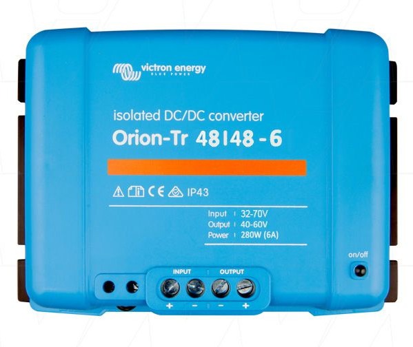 Victron Energy Orion-Tr 48/48-6A (280W) Isolated DC-DC Converter – ORI484828110-Powerland